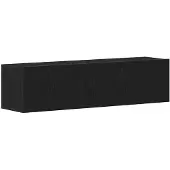 vidaXL TV-Schrank Schwarz Eichen-Optik 120x30x30,5 cm Holzwerkstoff