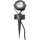 LUCANDE LED-Außenstrahler Gavin, 33 cm, anthrazit, Aluminium