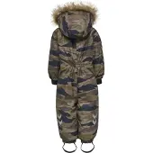 Hummel hmlMOON SNOWSUIT - CHOCOLATE CHIP/AFTER DARK, Größe:80
