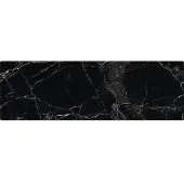 MySPOTTI Badrückwand »Marmor black«, BxH:140 cm x 45 cm, schwarz
