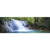 MySPOTTI Badrückwand »Waterfall«, BxH:140 cm x 45 cm, blau