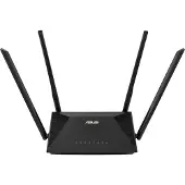 Asus RT-AX53U, Wi-Fi 6 (802.11ax), Dual-Band (2,4 GHz/5 GHz), Ethernet/LAN, 3G, Schwarz, Tabletop-Router