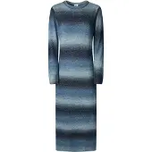 Pepe Jeans für Damen. PL9537713 Colombe Kleid blau (M), Lässig, Polyester, Langarm