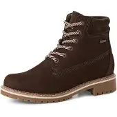 Tamaris Winterboots, Blockabsatz, Schnürstiefelette mit DUO-TEX Ausstattung