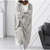 Promo Linge Plaids - - Fleece - Polyester - 165x115cm - dune