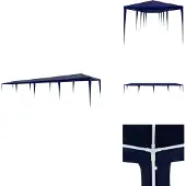 vidaXL Partyzelt 3x12 m PE Blau - Pavillons & Partyzelte
