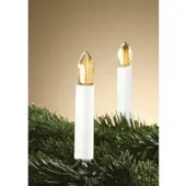 Hellum Lichterkette Weihnachtsbaum innen 15 teilig, Germany, Riffelkerzen, Glühfaden 811513