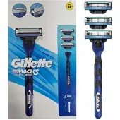 Gillette Match 3 1Un Klingen + 3 Kö pfe