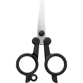 Fiskars 1075352, Erwachsener, Gerader Schnitt, Einzelbild, Schwarz, Edelstahl, Edelstahl, Universal