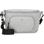 Tom Tailor Denim Umhängetasche Fara mittel 25x15x10 cm Glossy Logo light grey