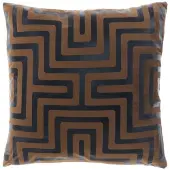 Unique living | Dekokissen Mason 45x45cm bisonbraun | Dekokissen Wohnzimmer oder Schlafzimmer