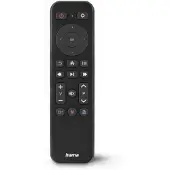 Hama 00221050, TV, IR Wireless, Drucktasten, Wiederaufladbar, Schwarz