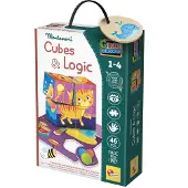 Lisciani Montessori Wood Cubes And Logic