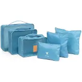 Huismerk Ordnungssäcke für Koffer Luggan InnovaGoods 6 Stücke
