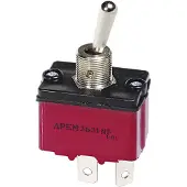 APEM Abgedichteter Hebelschalter 250 V/AC 6 A