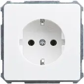 ELSO Fashion Schuko Kombi mit 215004 Schraubklemmen reinweiss