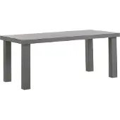 Beliani Esstisch Grau Beton 180 x 90 cm Outdoor&Indoor industriell Loft Stil