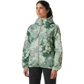 Helly Hansen Graphic Regenmantel Grün S Frau Grün S