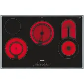 Siemens ET845FCP1D, Schwarz, Edelstahl, Integriert, Keramik, Glaskeramik, 5 Zone(n), 5 Zone(n)