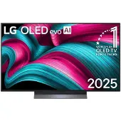 LG OLED evo AI OLED48C5ELB.OUTLET, 121,9 cm (48"), 3840 x 2160 Pixel, 4K Ultra HD, OLED, Smart-TV, Schwarz