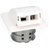 Digitus FTTH Glasfaser Unterputz-Wandanschlussdose, für SC/LC-Adapter, 86 mm, 30 mm, 86 mm, 85 mm, 90 mm, 95 mm