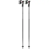 LEKI Skistöcke Airfoil 3D Unisex Black/Dark Anthracite-135 cm