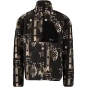 Brunotti Sweatjacke Kelstyn Print Fleece Herren Siberia Black-XL