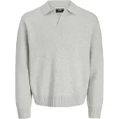 Jack & Jones Strickpullover "JCOCOVER KNIT SPLIT NECK POLO"