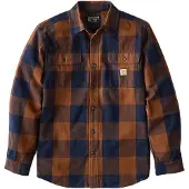 Carhartt Hubbard Loose LS Plaid Shirt red duck (RDK) 2XL REG