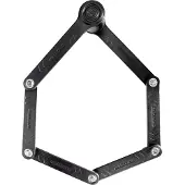 Kryptonite Keeper 585 Faltschloss Schwarz 3 x 850 mm Schwarz 3 x 850 mm