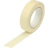Transpak Kreppband Breite 30mm Länge 50m Stärke 125µ chamois flachkrepp Länge 50 m Breite 30 mm
