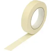 Transpak Kreppband Breite 25mm Länge 50m Stärke 125µ chamois flachkrepp Länge 50 m Breite 25 mm