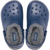 Crocs Classic Lined Clog Jungen Clogs in Blau, Größe 36