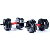 Spartan Hantelset 20 kg, verstellbare Hanteln aus Zement für Kraft- und Muskeltraining