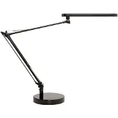 Unilux Mambo, Schwarz, Acrylnitril-Butadien-Styrol (ABS), Aluminium, Homeoffice, Büro, 1 Glühbirne(n), 6,5 W, LED
