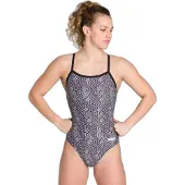 Arena Badeanzug, Damen Kikko Light Drop Back One Piece