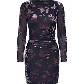Desigual Coctailkleid Medora 25WWVK27 Schwarz Slim Fit