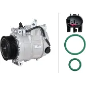 Hella 8FK 366 201-741 7SEU17C Klimaanlage Klimakompressor PAG 46 R134a passend für MERCEDES-BENZ M-Klasse (W164) R-Klasse (W251, V251) GL (X164)