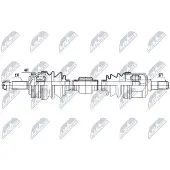 NTY NPW-HY-648 Antriebswelle Vorne Rechts für HYUNDAI TUCSON (JM) für KIA SPORTAGE (JE, KM)