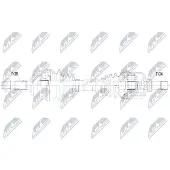 NTY NPW-CT-177 Antriebswelle Vorne Links für CITROËN DS5