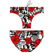 Turbo Yeah Flower Comic Badeslip