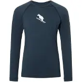 Super.natural - Kid's Flear175 L/S - Merinounterwäsche Gr 110 blau