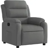 vidaXL Relaxsessel Dunkelgrau Stoff