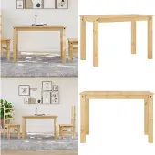 vidaXL Esstisch PANAMA 112x60x75 cm Massivholz Kiefer