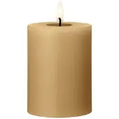 Ester & Erik Blockkerze LED 27 Almond butter, 10cm