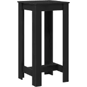 vidaXL Bartisch 51 x 50 x 103,5 cm Holzwerkstoff Schwarz Eichen-Optik
