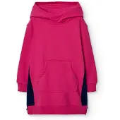 Boboli Fleece Combined Langarmkleid
