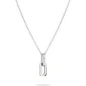 Liebeskind berlin Halskette - Edelstahl The Festive Mini Link Sparkle - Gr. unisize - in Silber - für Damen