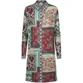 Mey Nachthemd langarm Serie Mystical Maze Eucalyptus Green | Größe S