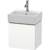 Duravit Waschtischunterbau L-CUBE 400x434x341mm Anschlag links weiss matt